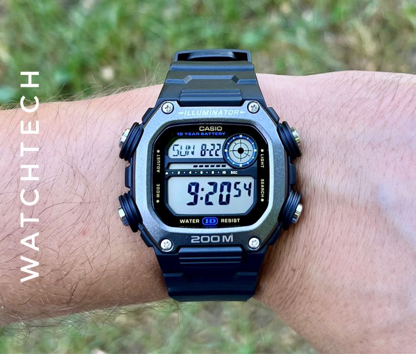 Годинник Casio DW-291HX-1A новий оригінал мінеральне скло 20 ATM