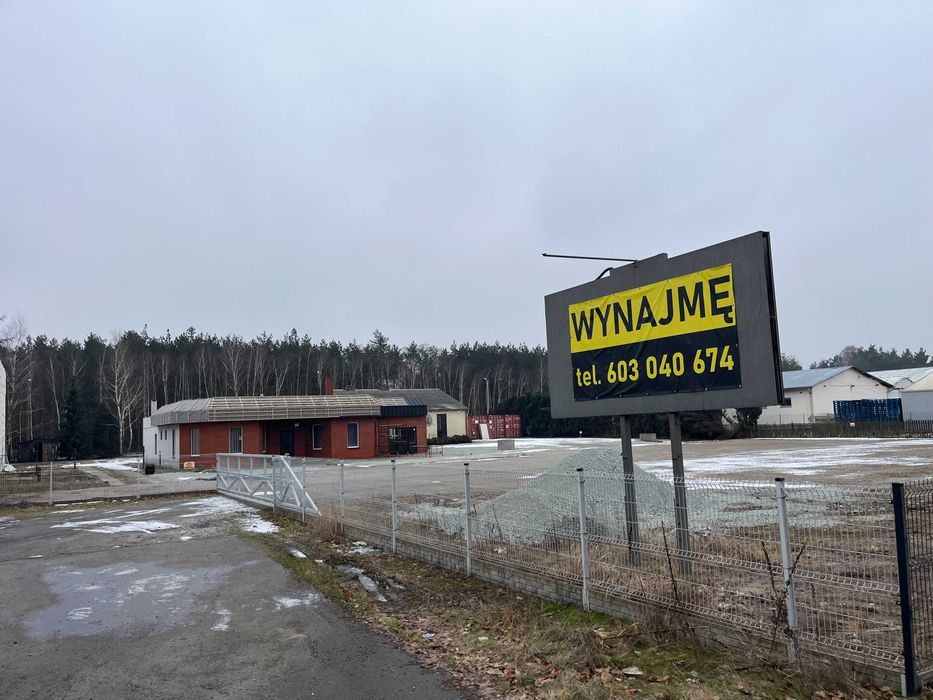 Do wynajęcia plac/lokal/magazyn