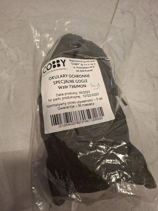 Okulary ochronne specjalne gogle wz 736/Mon
