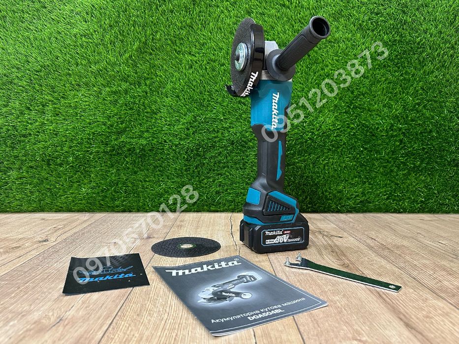 Makita 3в1 Набор Болгарка DGA504 Шуруповерт DHP485 Гайковерт DTW850BL
