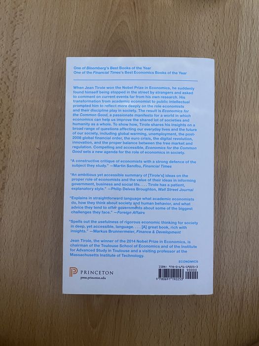 Livro Economics for the Common Good