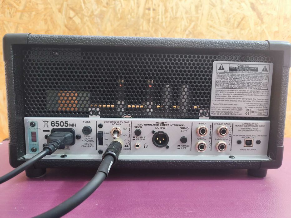 Peavey 6505MH Mini Head – Como Novo + Footswitch – High Gain