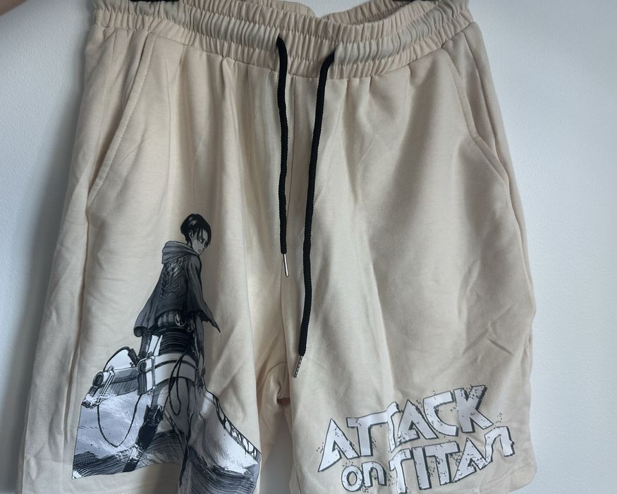 Calção Unisexo Anime Levi Ackerman Attack On Titan calção/fato de treino - Novos (portes incluídos)