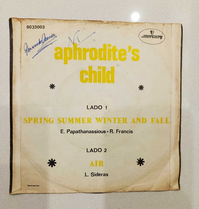 Disco vinil Aphrodite´s Child - Spring summer winter and fall