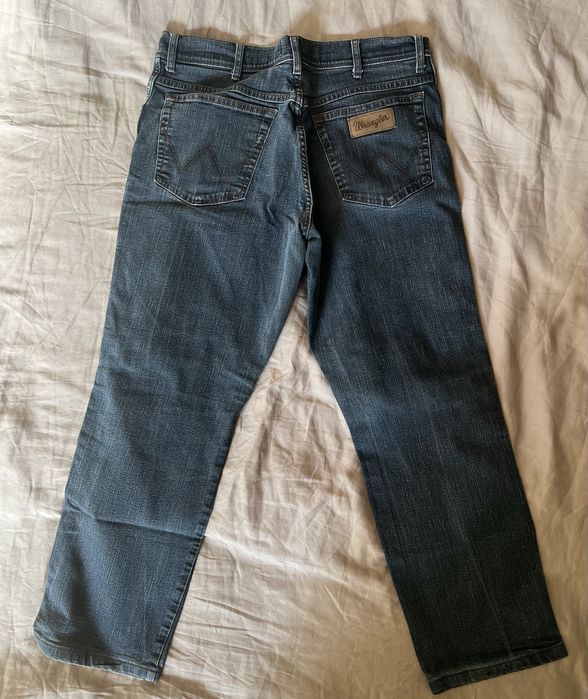 Spodnie Wrangler Texas , granatowe (pas 90 cm) szybka wysylka