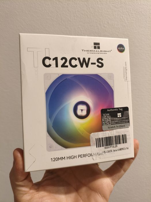 Ventoinha Thermalright TL-C12CW-S ARGB - NOVA!!!