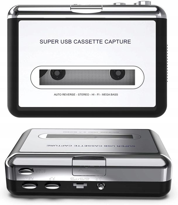 Walkman, Odtwarzacz Kasetowy, Kaset, Przenośny RETRO Konwerter + Słuchawki