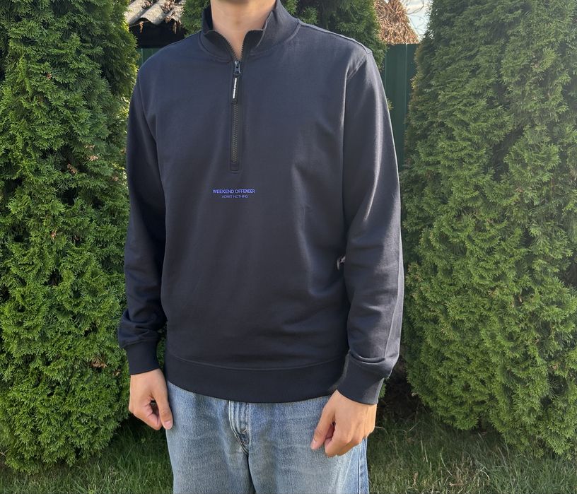 кофта/ худі 1/3 zip Weekend Offender San Lorenzo Navy