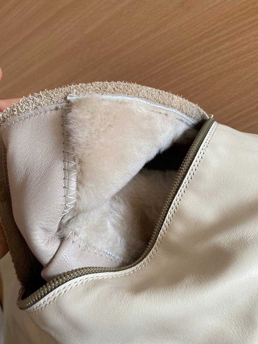 Сапоги женские еврозима ТМ Vasilisa Bondar, светлые, р.40