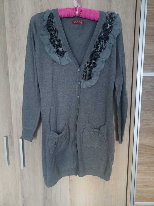 sweter M/L szary
