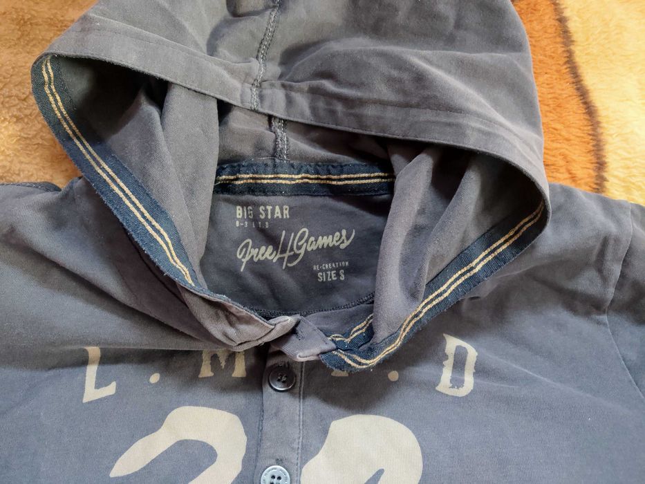 Rozpinana bluza z kapturem "Big Star" - S -