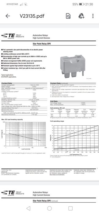 Реле 12v 120А импорт мощное б/у