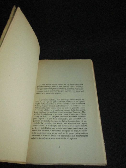 Livros Hípias Diálogo acerca da Beleza e da Mentira Platão 1945