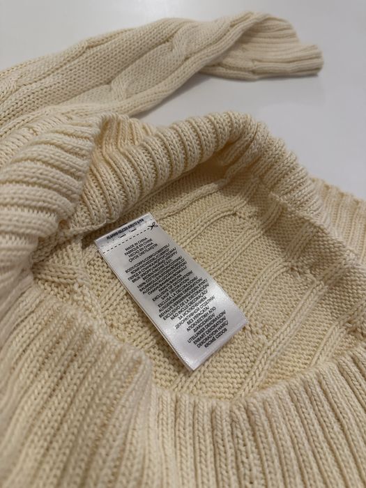 Polo Ralph Lauren - Camisola de malha bege (Pima Cotton)