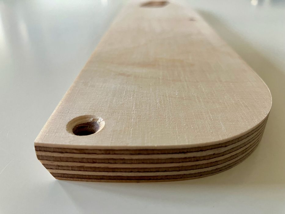 Thorens TD 124 apoio braço em bétula corte SME