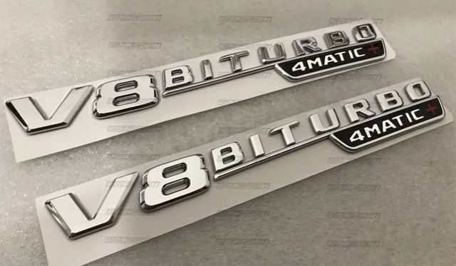 наклейки на крылья Мерседес Mercedes AMG Biturbo v8 biturbo 4matic
