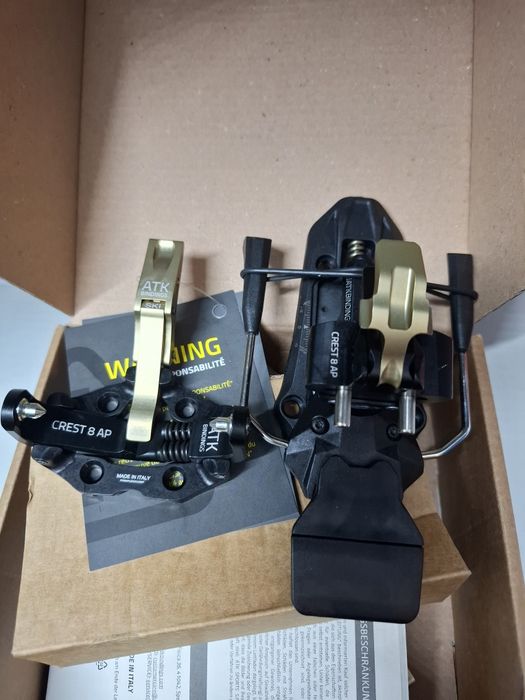 Wiązanie skiturowe ATK Crest 8 AP 91 mm nowe złote