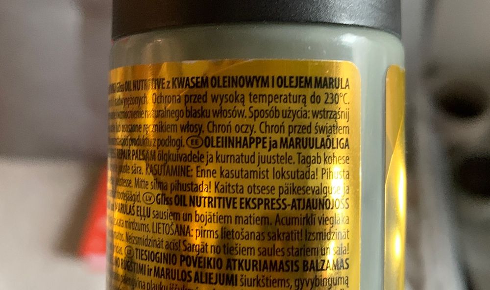 GLISS OIL NUTRITIVE Schwarzkopf
odżywka do włosów, 200 ml
