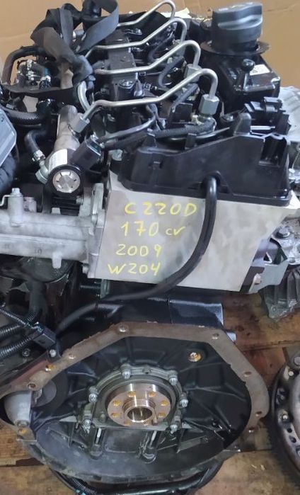 Motor Mercedes C220 cdi 170cv 2009 OM 646811 W204 caixa manual 6v