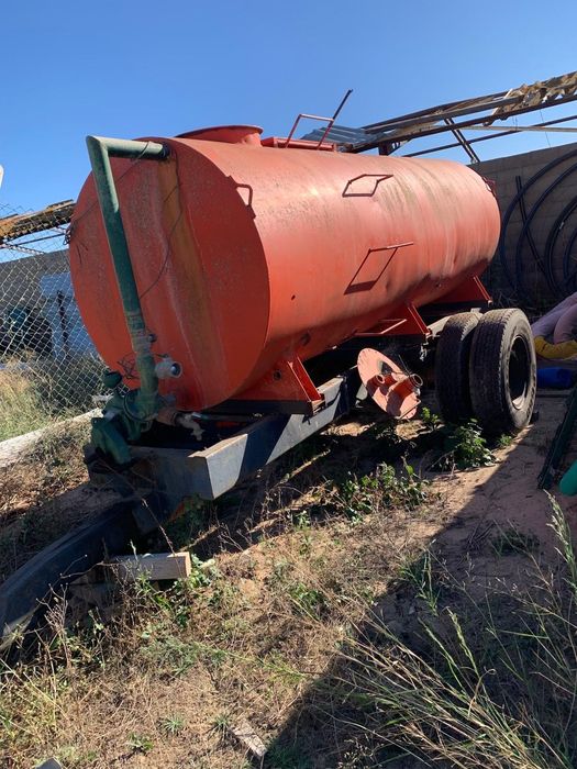 Cisterna Agrícola 6000 Litros Rebocável 1 Eixo Duplo com Bomba – Depósito em Aço