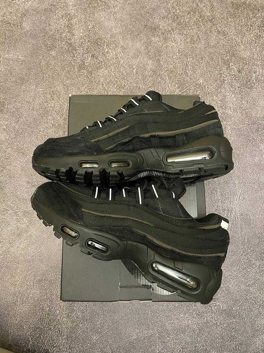 Кросівки Nike Air Max 95 x CDG / найк аір макс сдг чорні nocta force