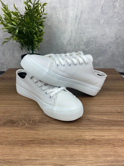 Buty Anna Field r. 40 - białe trampki na grubej podeszwie