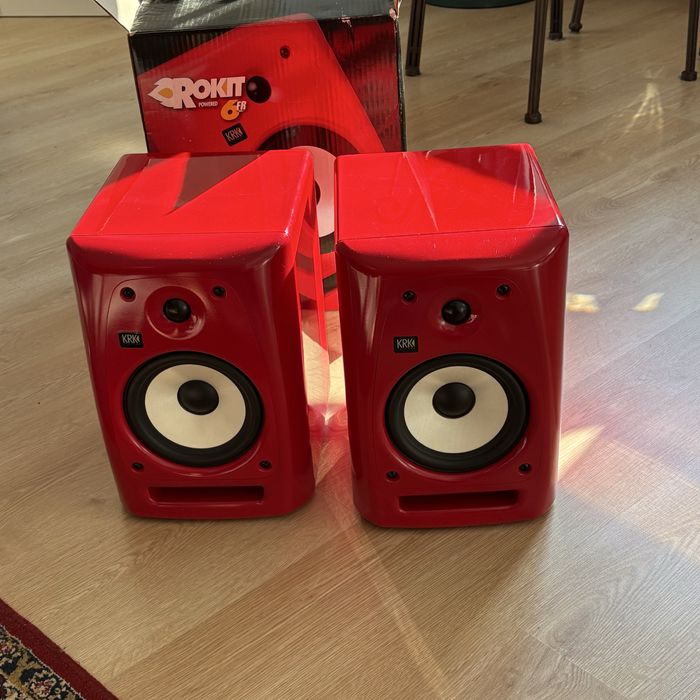 krk rokit 6 fr głośniki czerwone limitowama edycja