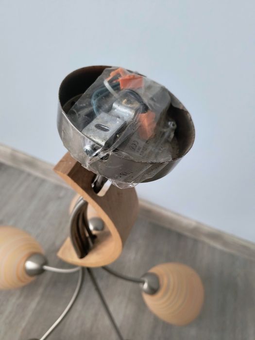 Lampa, żyrandol pięcio ramienny