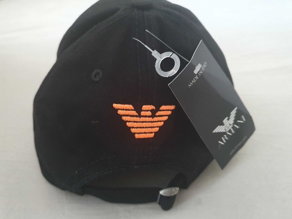 NOWA czapka z daszkiem Emporio Armani snapback EA 3d regulowany
