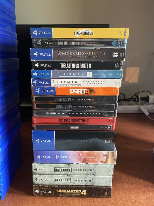 Lote de jogos PS4 e PS5