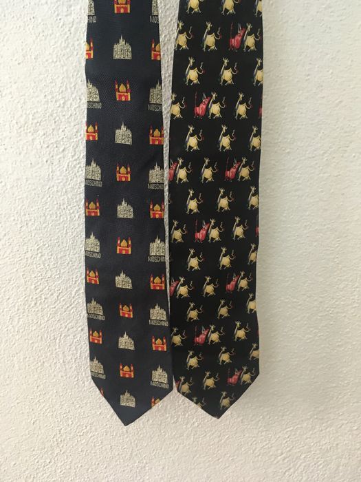 Gravatas (2) Moshino/Crazy Ideas - Seda