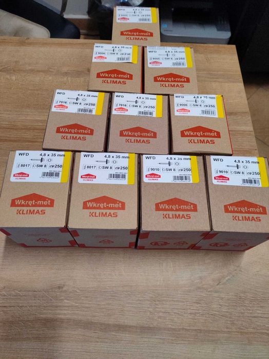 wkręt farmer 8017 brąz blachowkręty opk.250 szt.