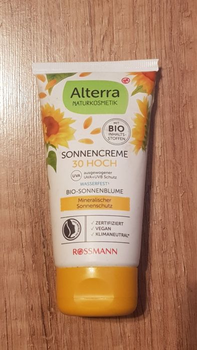 Alterra Bio krem balsam przeciwsłoneczny SPF30 wodoodporny dzieci