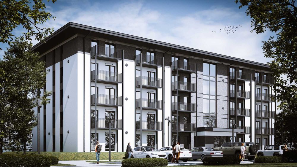 Nowoczesne mieszkanie z dużym balkonem | 42,88 m2 | gotowe do zamieszkania | Osiedle Zachód
