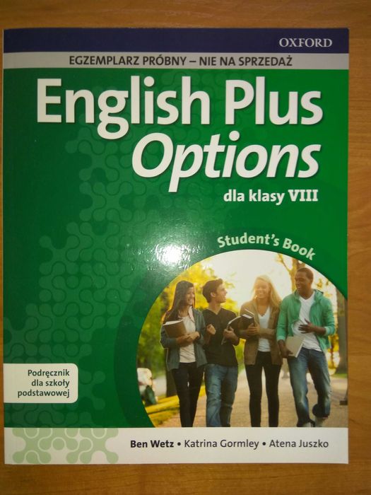 Podręcznik English Plus Options do klasy VIII wyd. Oxford