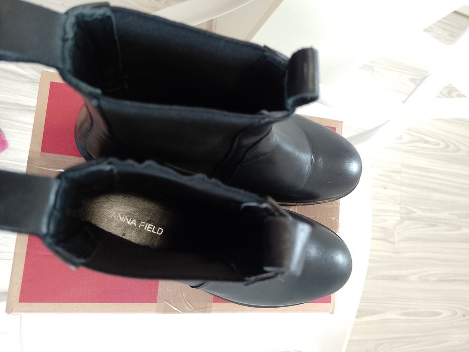 Botki skóra naturalna 37