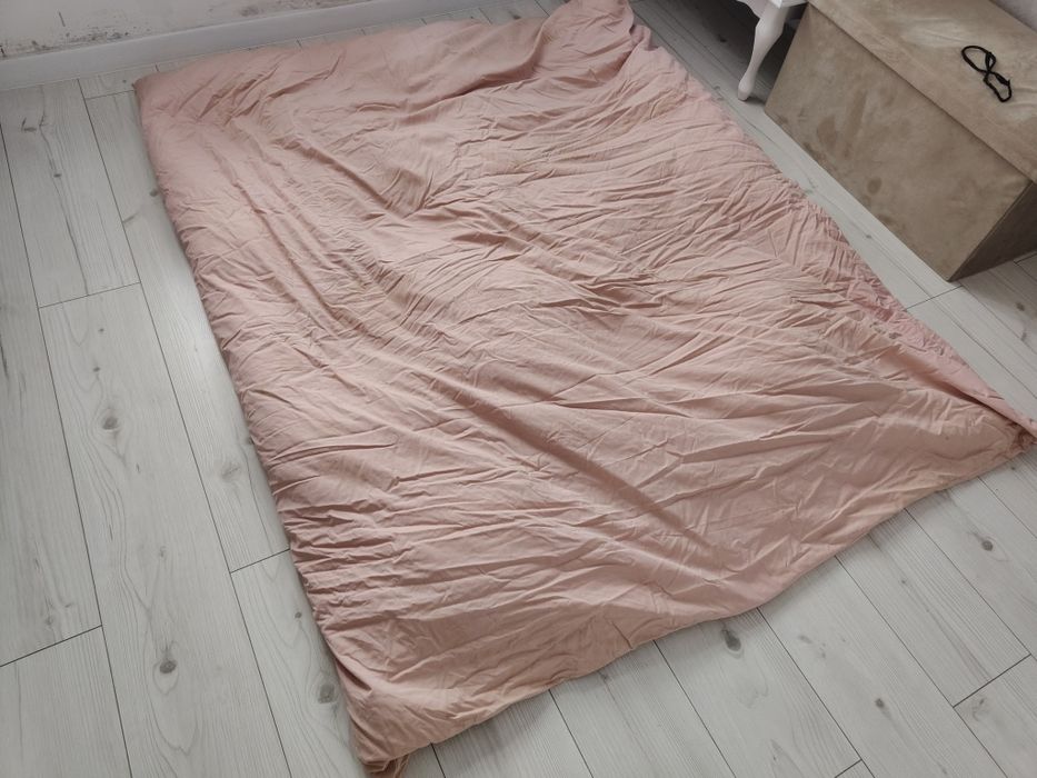 Gruba ciepła pierzyna pościel z pierza gęsi 180*160 kołdra