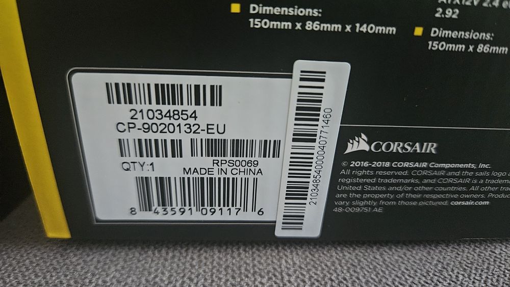 Zasilacz Corsair TX 650M 650W