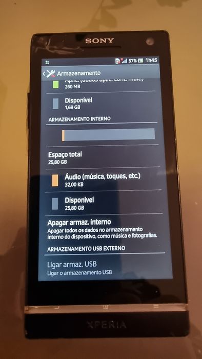 Telemóvel Sony Xperia S (Lêr Descrição)