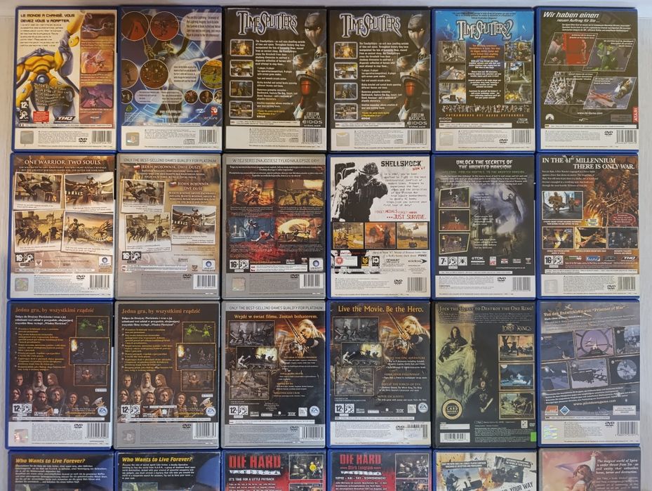 Kolekcja gier na PS2  Nr. 7/9 * Sprawdź * 313 Pozycji * wysyłka gry *
