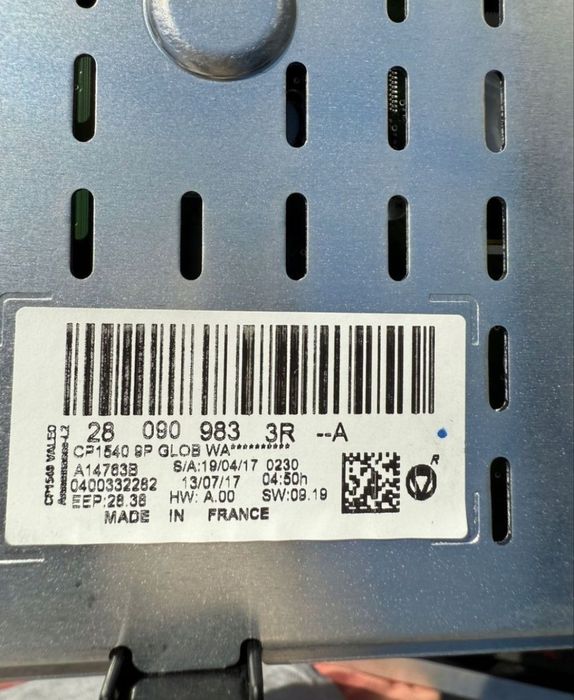 Дисплей мультимедіа  r link 2 renault megane talisman koleos