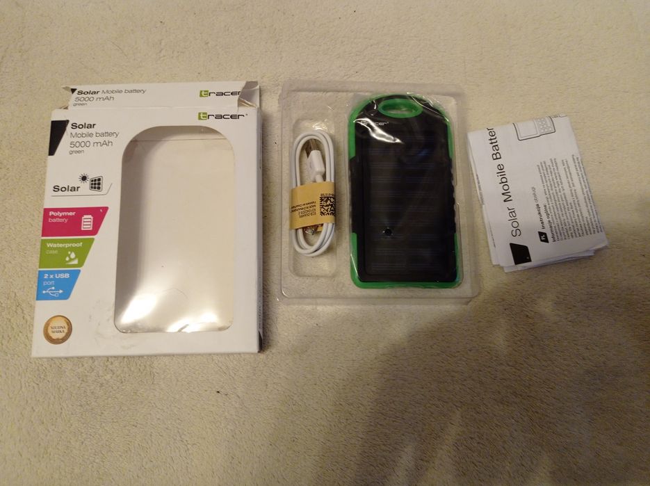 PowerBank z baterią solarna Tracer 5000 mAh