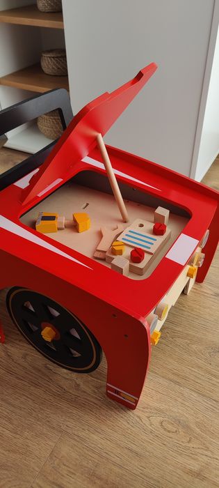 Carro madeira infantil mecânica