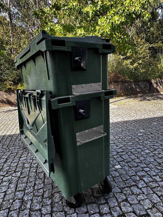 Contentores de Lixo 1100L CONTENUR – Industriais – 4 Rodas