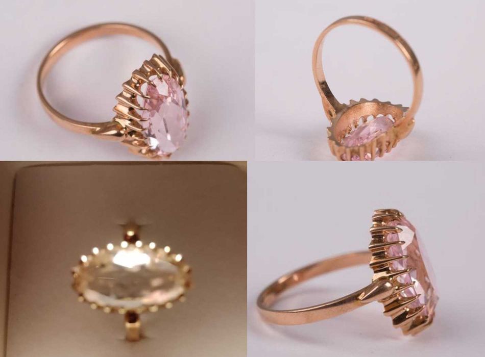 Подарунок! Свято весни золото 583 вінтаж класик стиль перстень кільце