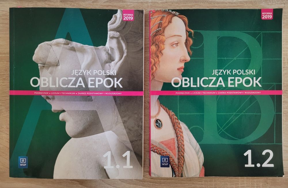 KOMPLET język polski oblicza epok 1.1 i 1.2