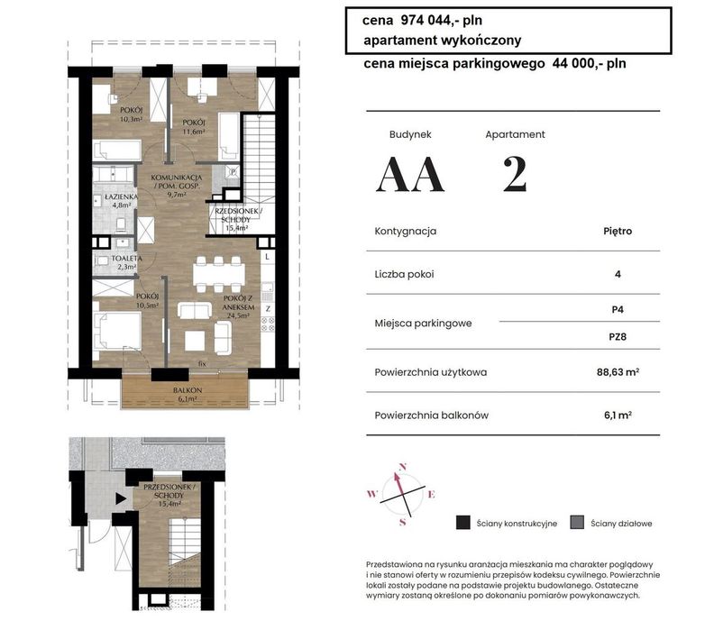 Na sprzedaż wykończone pod klucz mieszkanie apartament Łódź Polesie – pohled 4