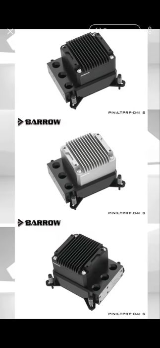 Barrow 3 в 1 помпа-водоблок-резервуар для кастомних СВО