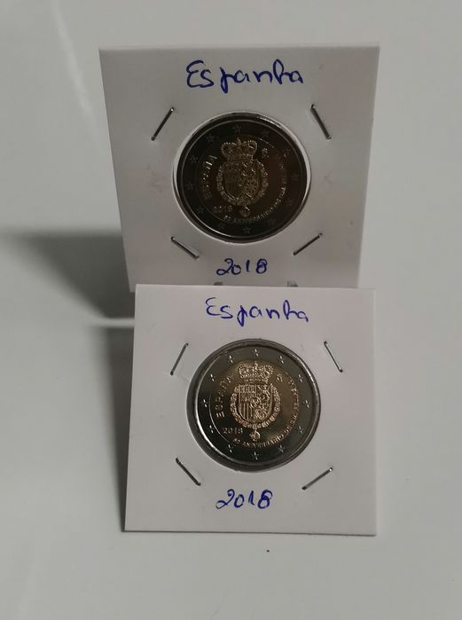 Moeda comemorativa UNC 2€ - Espanha 2018