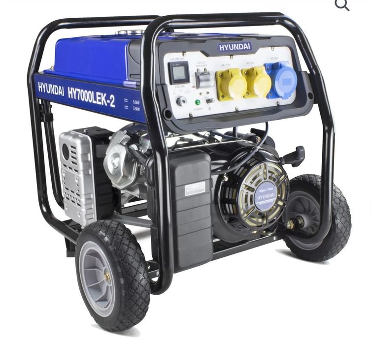 Генератор бензин 7 кВ Hyundai